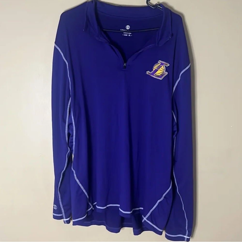 NBA lakers athletic pullover/ quarter zip